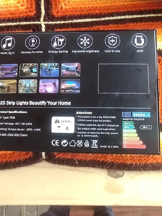 RGB LED Strip Lights - Multicolor - Picture 4 of 4